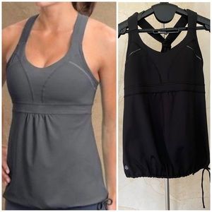 Althleta ‘Horizon’ Black Tank Top - M